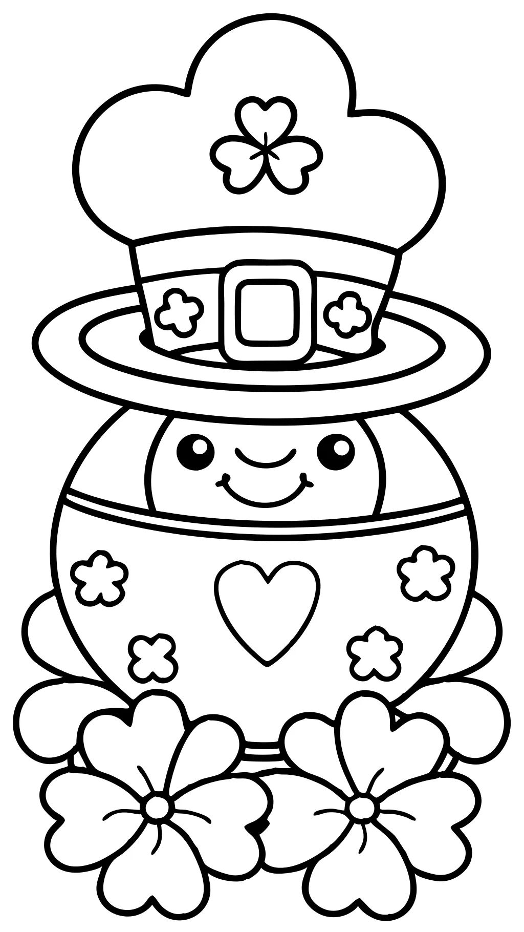 coloring pages st patrick’s day